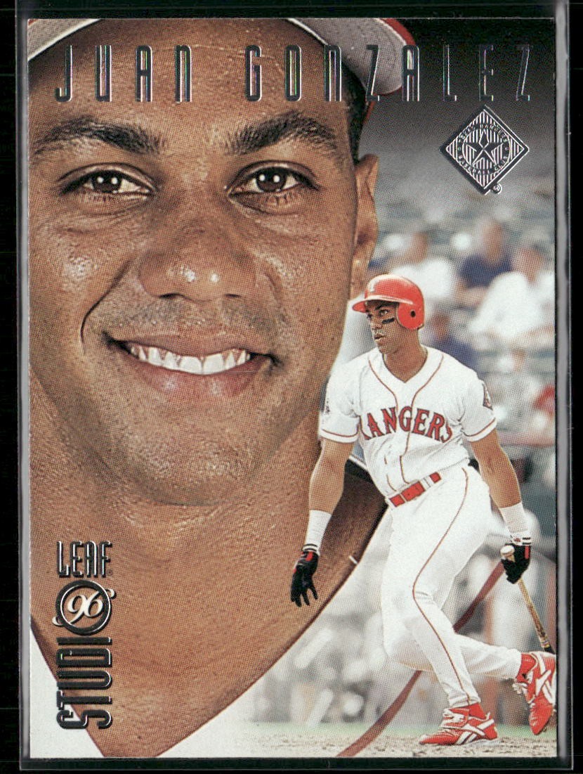 Juan Gonzalez 1996 Studio #105 Texas Rangers