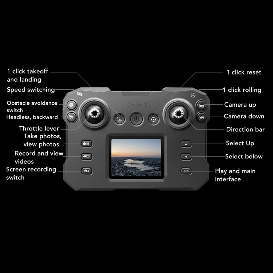 FPV Drohne Bürstenlose Motordrohne Für Reiseberechnung Camping - Bild 4 von 4