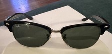 Ray-Ban RB4132 601 3N Sunglasses Black Frame Green Lens   Authentic   Used