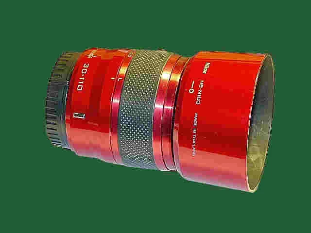 Nikon 1 J1 10.1MP Digital Camera -Red (w/ VR 10-30mm, 30-110mm Lenses, oem bag,) - Image 2 of 4