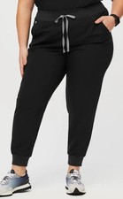 FIGS Zamora High Waisted Jogger Scrub Pants Tech Collection Blk Women's 3XLP NEW