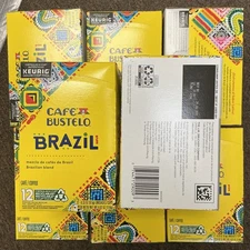 8 X Cafe Bustelo Brazil Blend Coffee for Keurig K Cup  12 Ct (96 Ttl) 07/25 Date