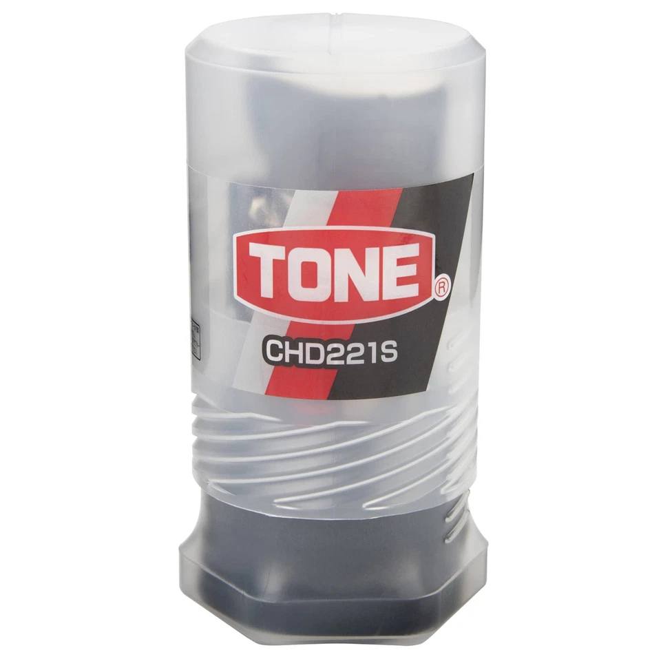 TONE CHD221S Electric Screwdriver Set 1/4" 6.35mm 23pcs Hybrid 2.5Nm White Japan - Image 2 of 4