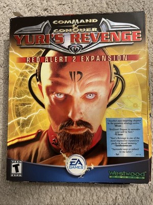 Command & Conquer Yuri's Revenge Red Alert 2 Expansion PC Big Box Sealed