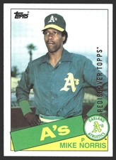 Mike Norris #246 2017 Topps Rediscover Topps 1985 Topps Stamped Buybacks GOLD