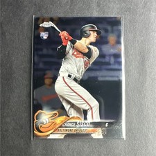 Topps Chrome Chance Sisco Baltimore Orioles Rookie #133 Baseball Card 2018. rookie card picture