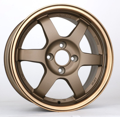 15'' Bronze Wheels Rim for HONDA TOYOTA CIVIC MIATA MR-2 COROLLA TE37 STYLE 4x100
