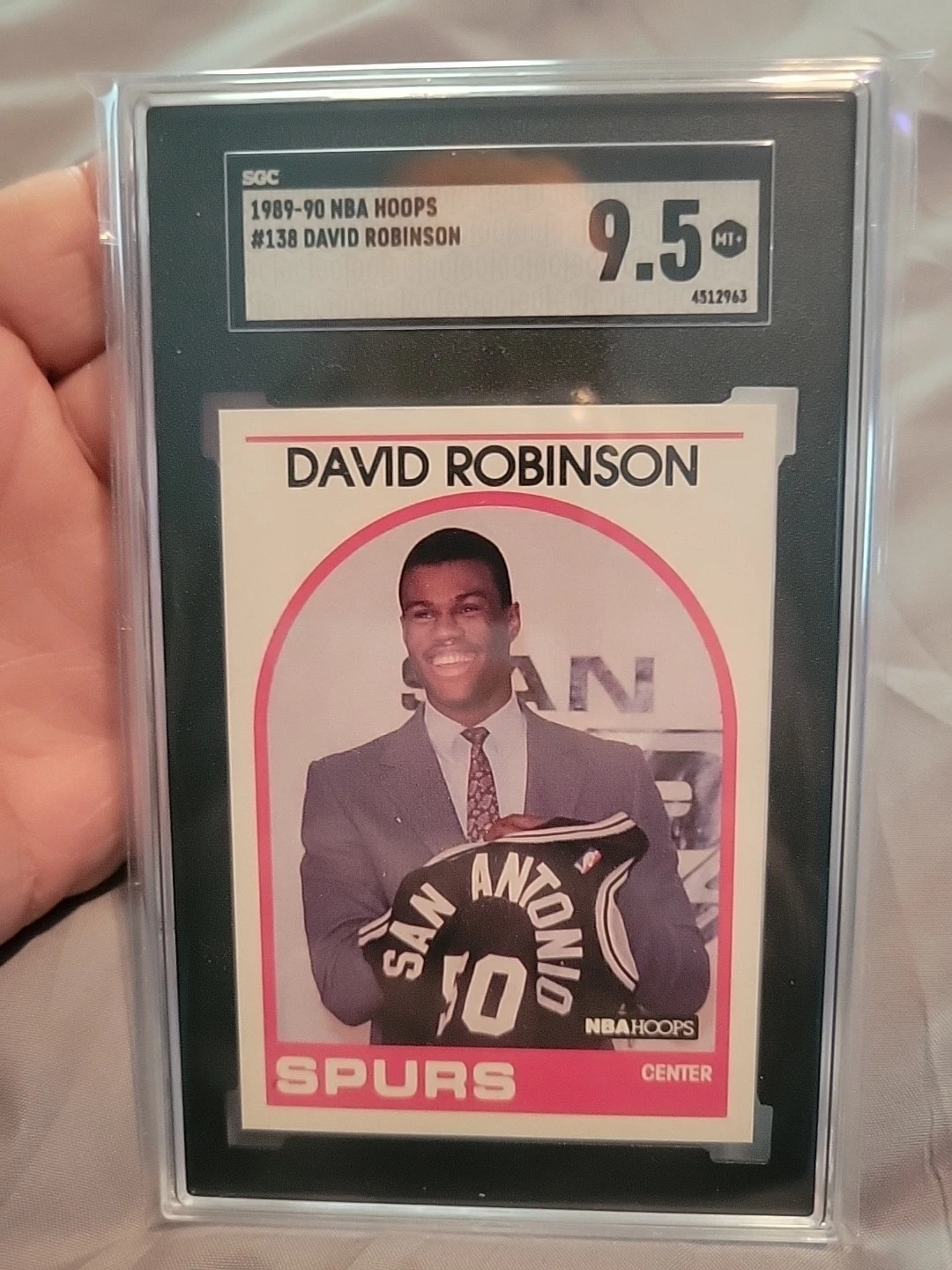 David Robinson trading card