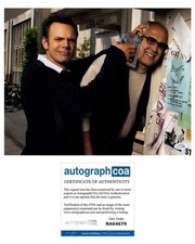 Joel McHale Signed Autographed 11x14 Photo Community with Chevy Chase ACOA