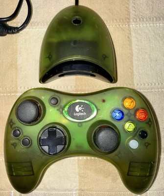 Logitech Xbox Green Wireless Precision Controller & Dongle C-X3B18 HALO Clean