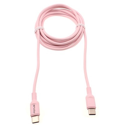 Pink 6ft Long Cable USB-C to Type-C PD Fast Charger Cord Power for SmartPhones