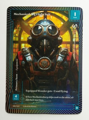 Wonders of the First Call of the Stones Mechanicsburg Flight Suit Rare Foil #188