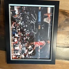 Michael Jordan Chicago Bulls Signed Framed Basketball Photo, (I DONT HAVE COA)