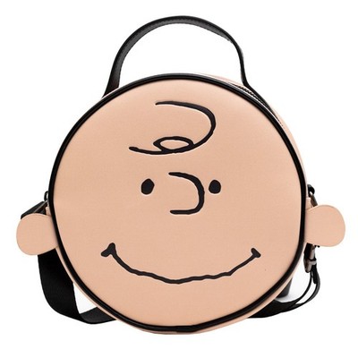 Charlie Brown Head Snoopy Peanuts Crossbody Bag Wallet Official