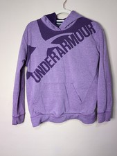 Under Armour Youth XL Pullover Hoodie Outdoor School Purple 497 