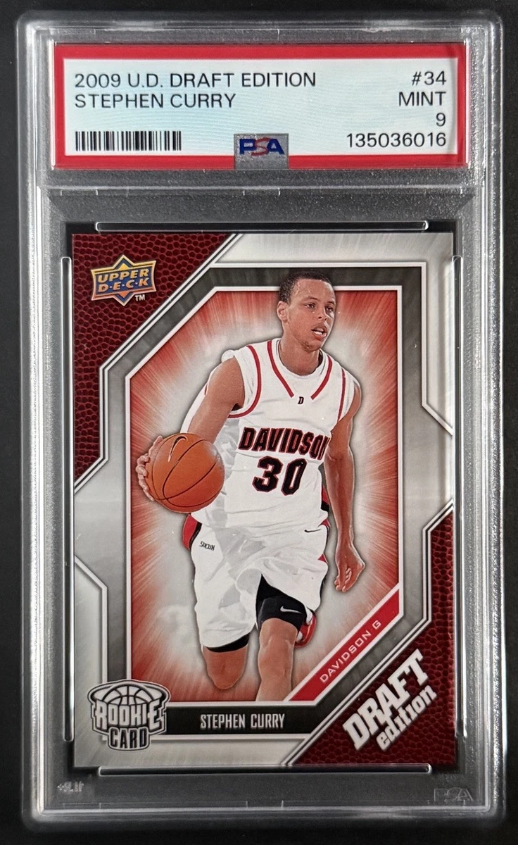 Upper Deck Stephen Curry 9 Grade Basketball Sports Trading Cards