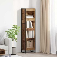 BüCherregal 40 X 30 X 155 Cm Holzwerkstoff Altholz
