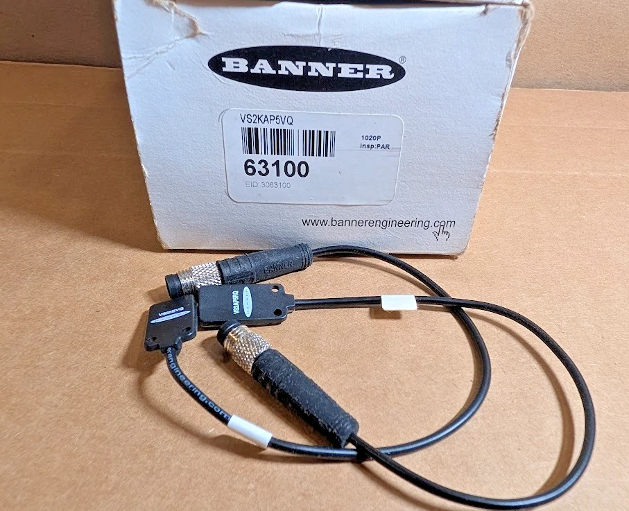 Banner Engineering VS2KAP5VQ Photoelectric Sensor, Emitter/Receiver Pair (New) - Image 4 of 4
