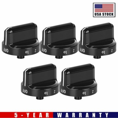 5 Top Burner Control Knob 316564511 AP4433359 PS2364186 for Frigidaire Range New