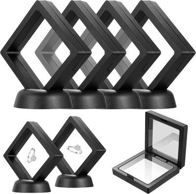 7 STK 3D Schweberahmen Displayrahmen Münzrahmen, Münzhalter Münzständer
