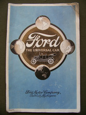 Rare Original Ford The Universal Car 1920-1921 Ford Motor Co.