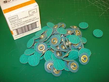 100 Standard Abrasives 528227 SOCATT Quick Change Discs 1" 2 Ply 100 Grit