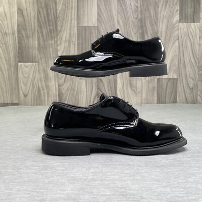Capps Airlite Uniform Footwear Colonel Black Shiny Welt Oxford Style #90253 Amazon.com | Air-Lite Men main image 3