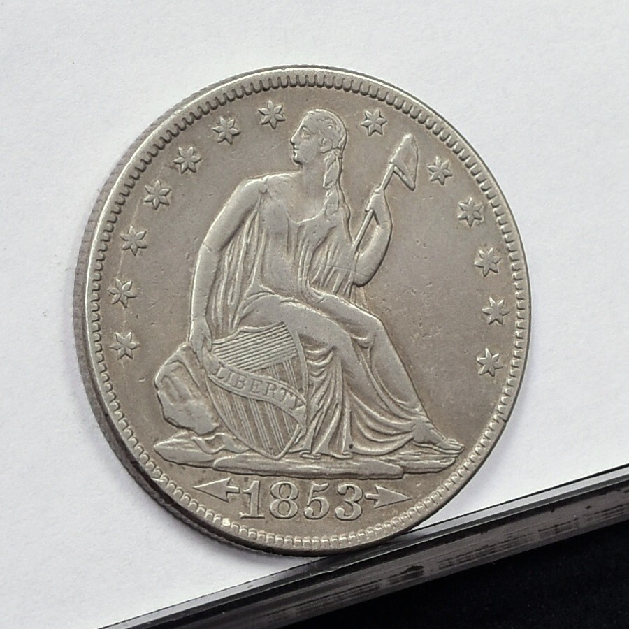 1853 Liberty Seated Half Dollar - XF Details, Cleaned (#58272-L