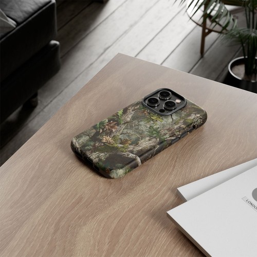 Pour iPhone | Samsung Galaxy | Coque téléphone Pixel - Feuilles de chêne mousse chasse camouflage - Photo 75 sur 255