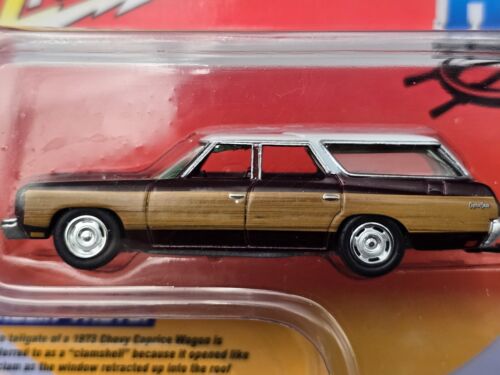 Johnny Lightning braun weiß 1973 Chevy Caprice mit Mastercraft Boot & Trailer - Bild 3 von 8
