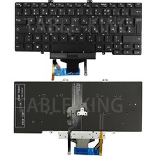 French Backlit with pointer Keyboard For Dell Latitude 5400 5401 5410 5411