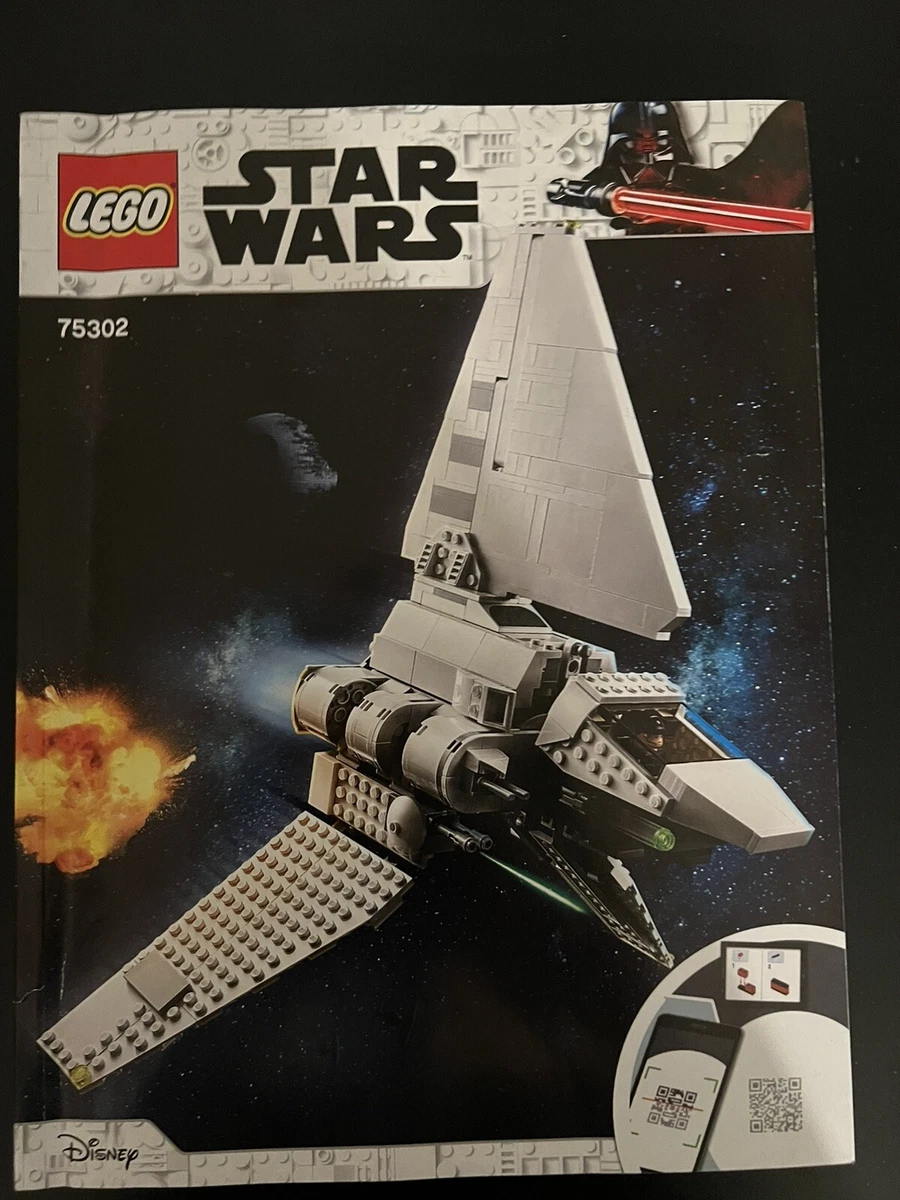 Lego 75302 Star Wars Imperial Shuttle INSTRUCTIONS ONLY