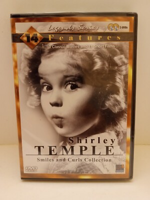 Shirley Temple - Smiles and Curls Collection DVD 2008 Mill Creek New 2-Disc Set