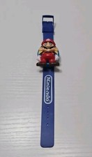 Orologio Nintendo Super Mario vintage anni 80 cinturino blu batteria nuova funzionante si presenta benissimo