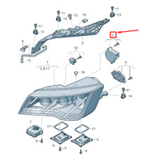 AUDI A7 Sportback 4G Headlight Cooling Fan 4G8907463 NEW GENUINE