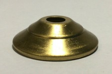New 1 3/4" Solid Spun Brass Vase Cap, Lamp Cap, Unfinished Brass, 1/8 IP VC602U
