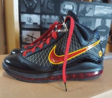Mens Nike LeBron 7 Fairfax VII QS Basketball Shoes Size 8.5 Black CU5646 001