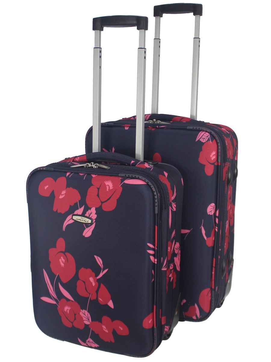 Bag Suitcase Floral Cabin Suitcase AzuraMart Radley Luggage