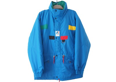 良品gallery ヴィンテージ スキージャケット90s L オリンピック VTG Olympic Windbreaker Jacket Mens M Blue Green Red 90s Color