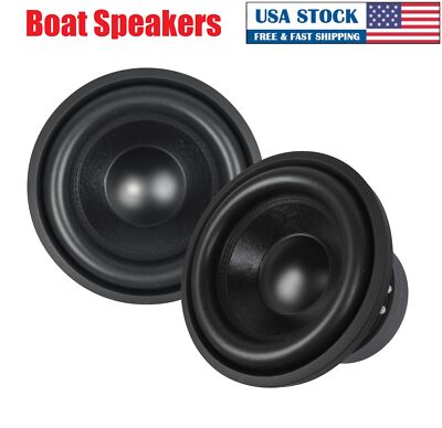 6000W Audio 12  2-Ohm Dual Voice Coil Subwoofer 20-500Hz Speakers Waterproof 1pc