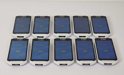 Lot of 10 Zebra TC510K Mobile Computer 5'' LCD 2D SE47 Imager TC510K-1HDZU4P-US