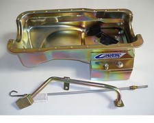 Canton Mustang 5.0 302 Road Race 7 Quart Rear Sump T Oil Pan 3 Pc Kit Sbf 15-644
