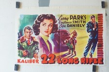 PÓSTER RIFLE LARGO CALIBRE 22 ORIGINAL 55x36 Larry Parks