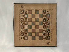 Vintage University Craftsmen 1967 Wood Chess Checkers Set Board & Pieces