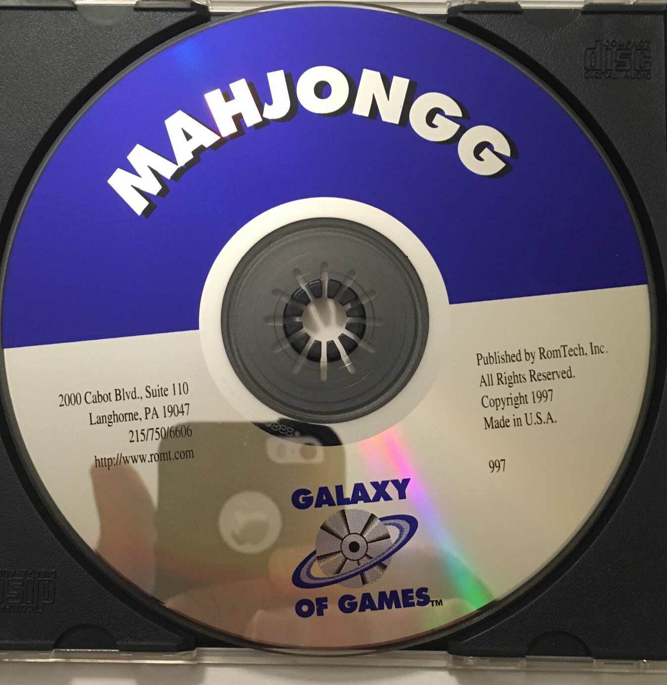 Galaxy of Games - Mahjongg CD ROM Game ((Over 150 TIle Sets) | eBay