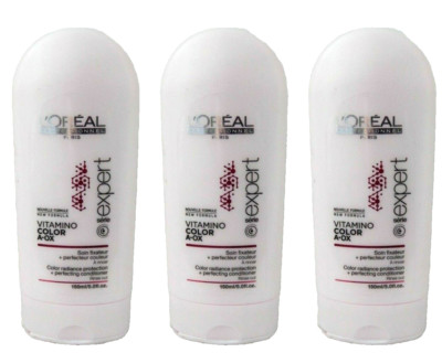 3 Loreal Vitamino Color A OX COLOR RADIANCE PROTECTION CONDITIONER 5 oz Ea(687)