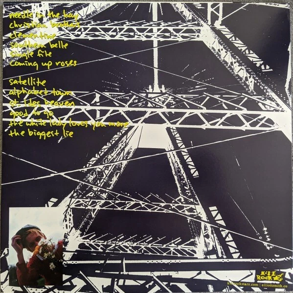 Elliott Smith Self Titled 1995 Album RED/BLACK SWIRL VINYL LP! Rare Best Buy NEW - Image 4 of 4