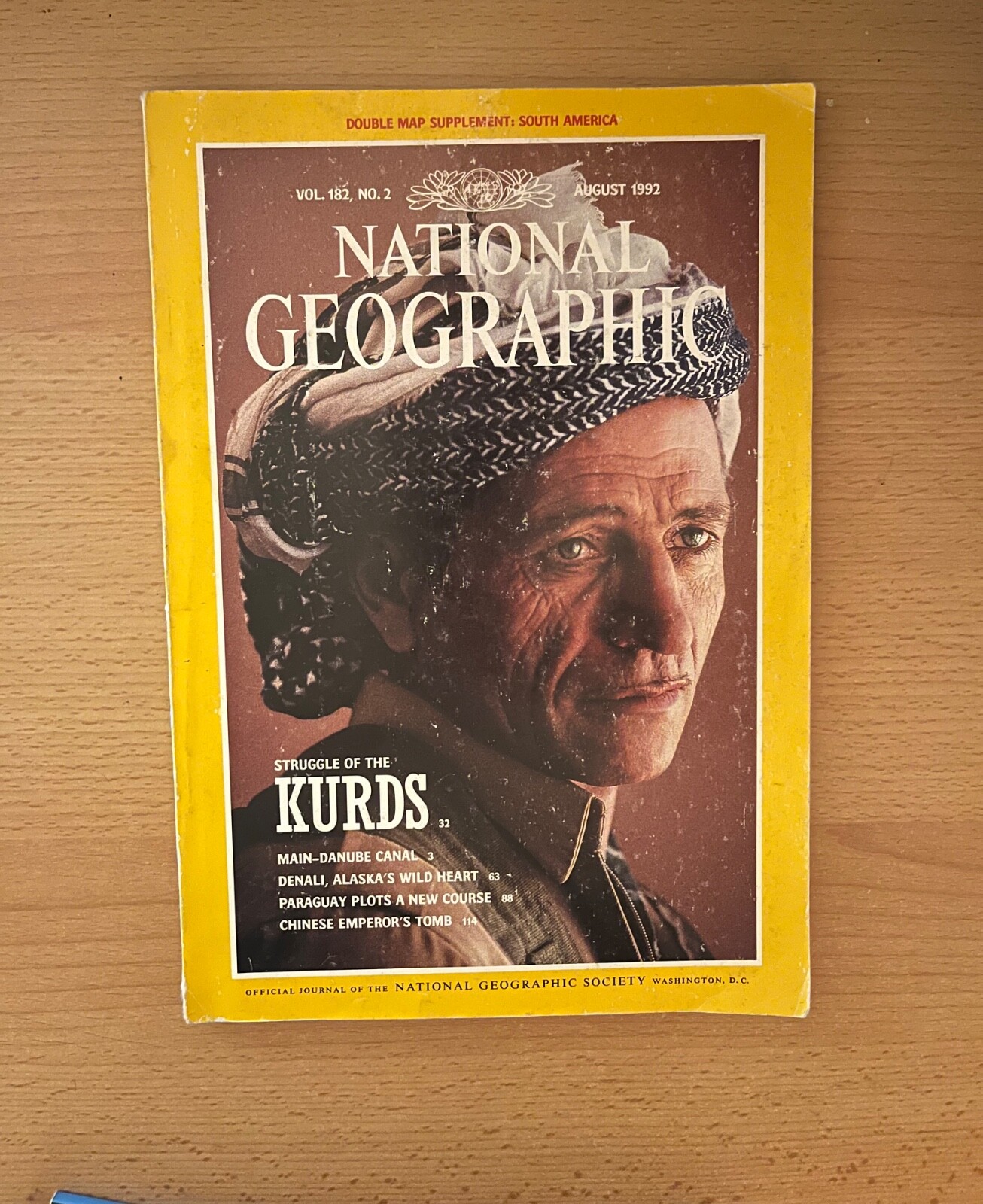 National Geographic magazine August 1992