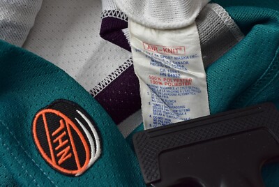 Maillot Hockey Vintage Anaheim Mighty Ducks CCM - Garçon Taille L - État Correct