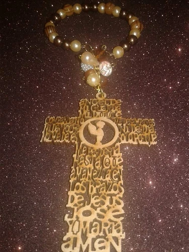 Recuerdos para,bautizo/12 Denarios Cruz piedras cristal